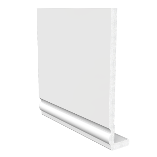 150mm x 10mm Ogee Cover Fascia x 5m White