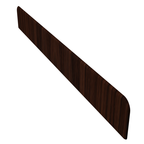 300mm End Cap Rosewood