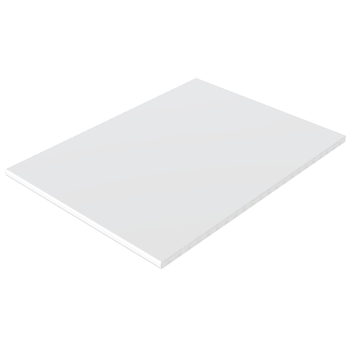 500mm x 10mm G.P.Board x 5m White