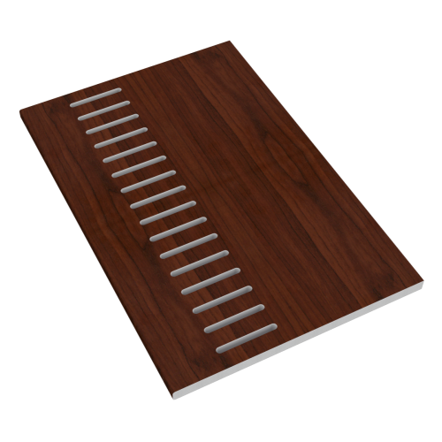 300mm x 10mm Vented Soffit x 5m Rosewood