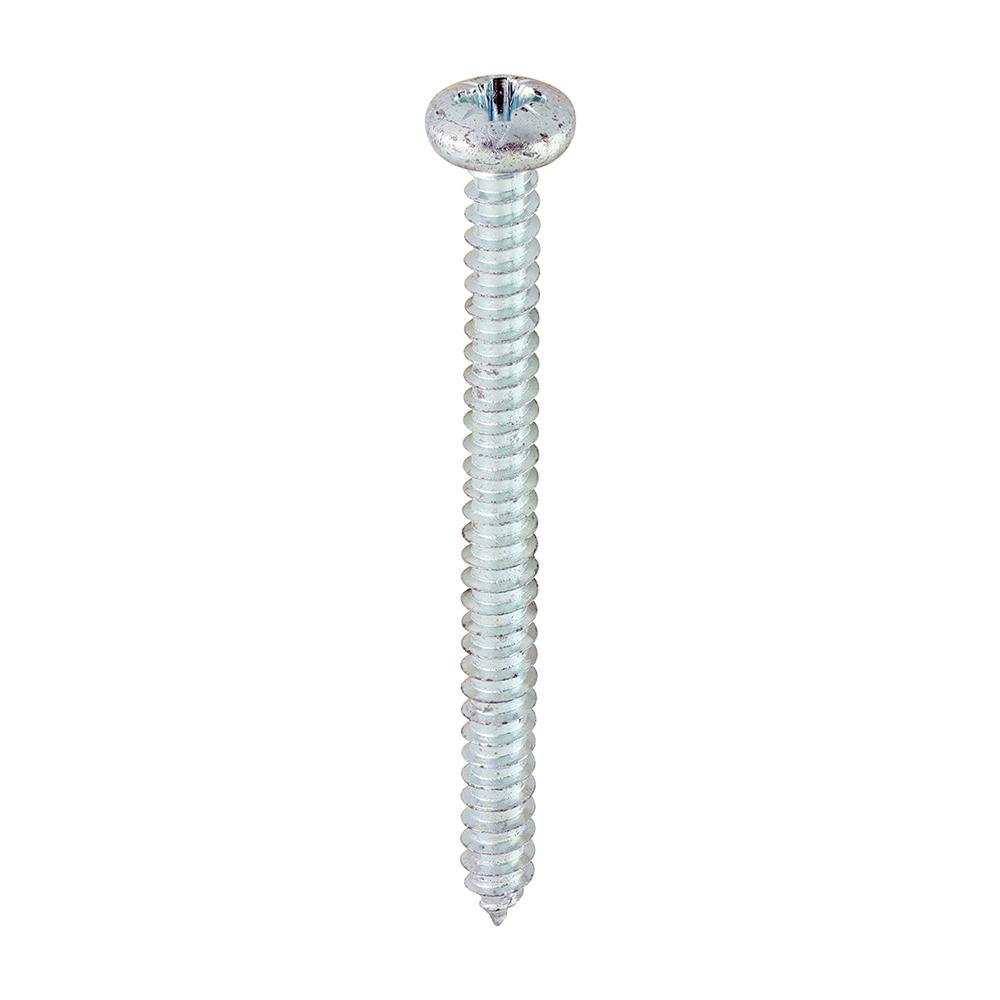 Self Tapping Screw 4.2 x 50mm PZ2 Pan Head Zinc