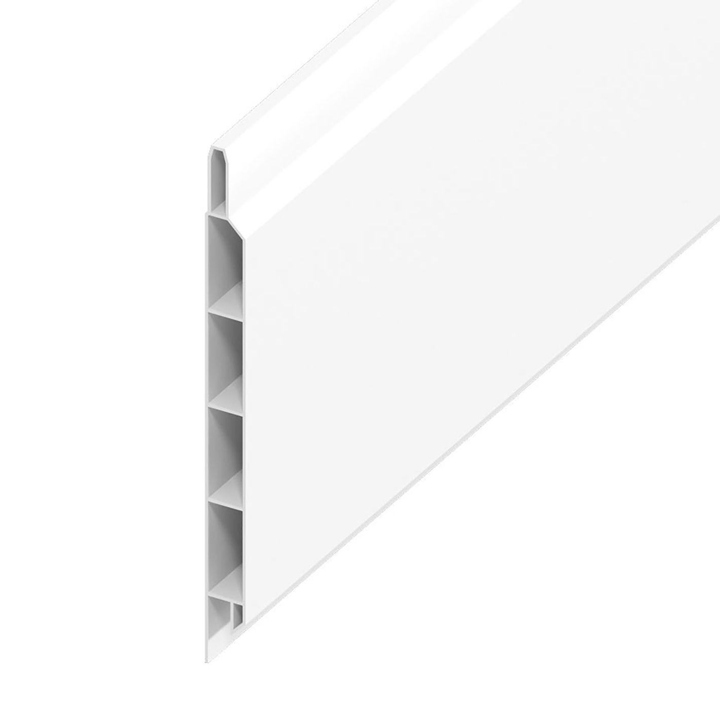 100mm Hollow Soffit x 5m White