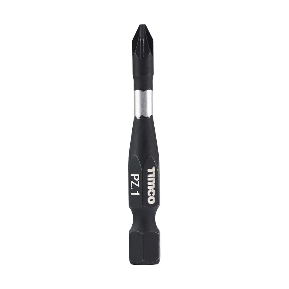 Addax X6 50mm PZ1 Impact Driver Bits Pack of 5
