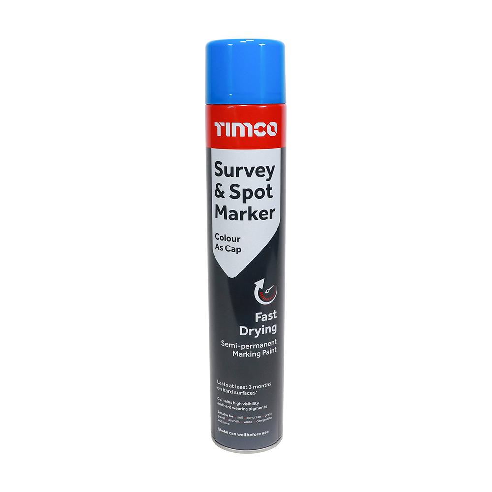 TIMCO Survey & Spot Marker 750ml Blue