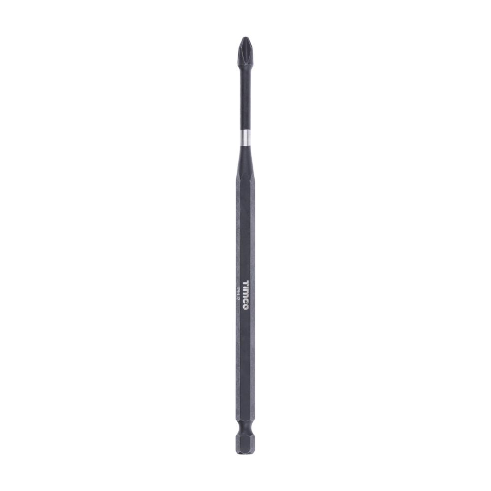 Timco 150mm PH2 Impact Driver Bits Pack of 2