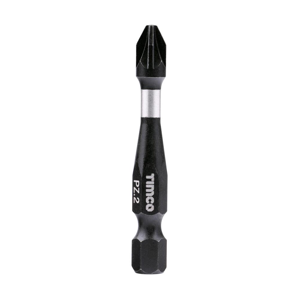 Addax X6 50mm PZ2 Impact Driver Bits Pack of 5