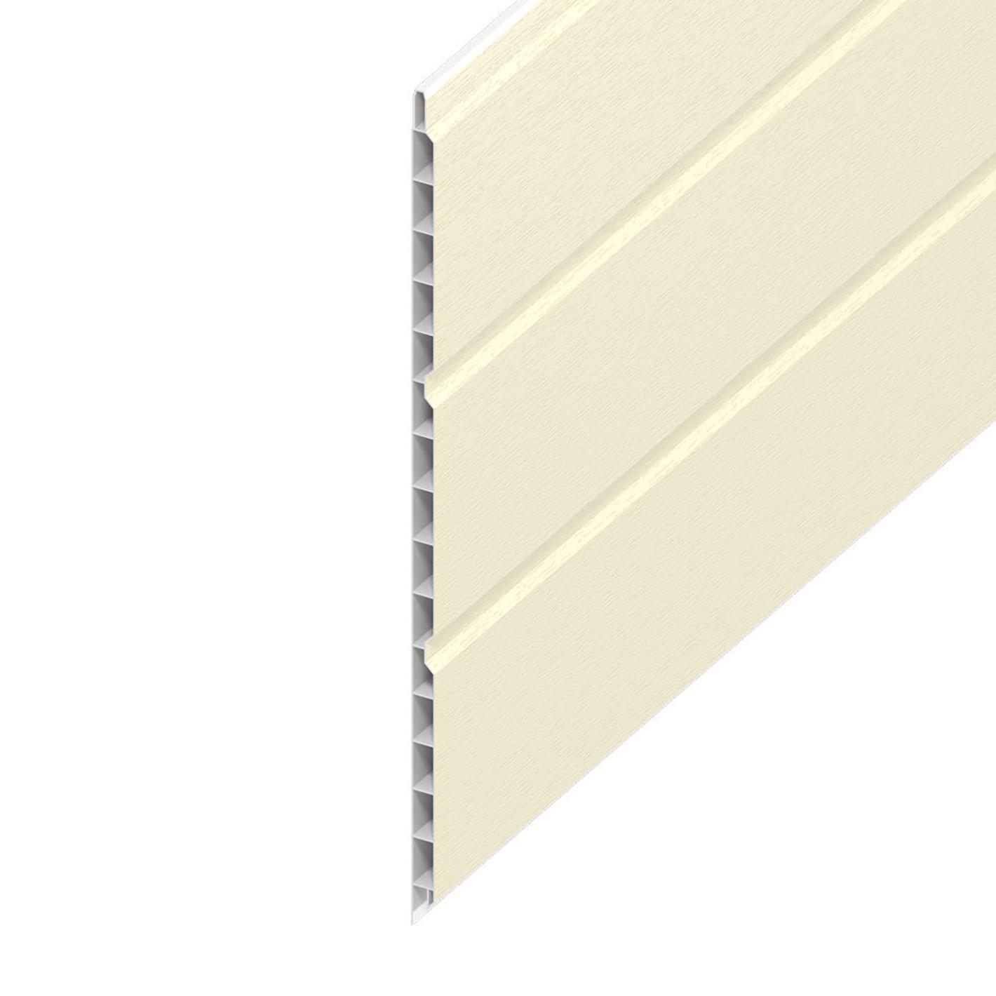 300mm Hollow Soffit x 5m Cream Grain
