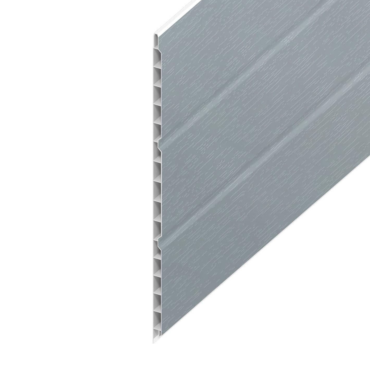 300mm Hollow Soffit x 5m Moondust Grey
