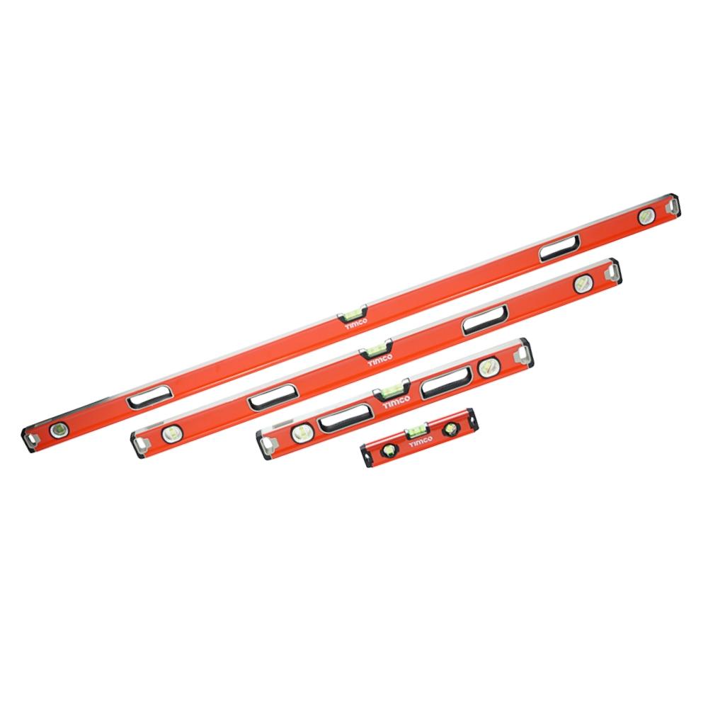 TIMCO Pro Spirit Lvl Set - Box Beam 4 Piece Set