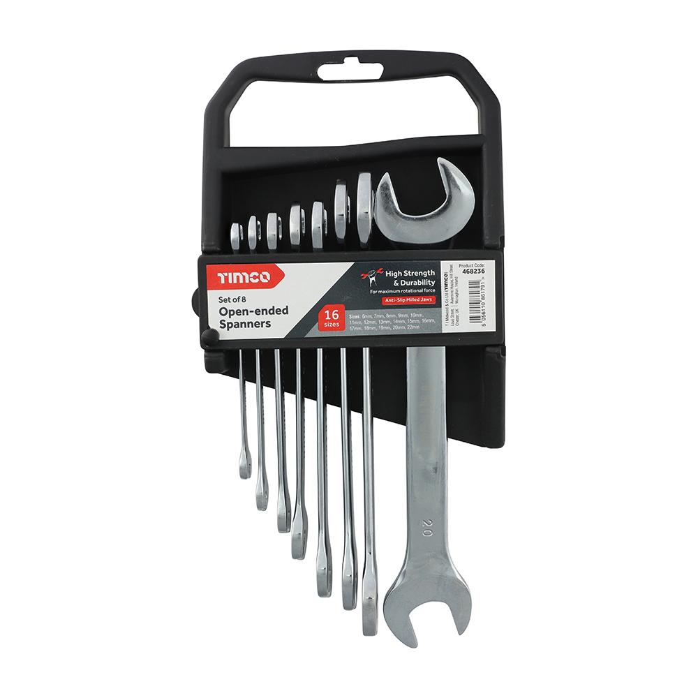 TIMCO Spanner Set - Open-ended 8 Piece