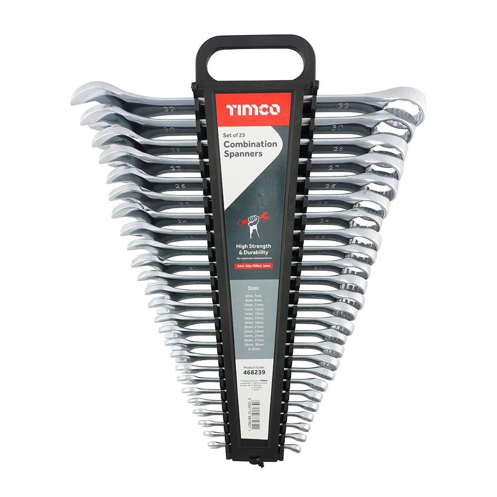 TIMCO Spanner Set - Combination 25 Piece