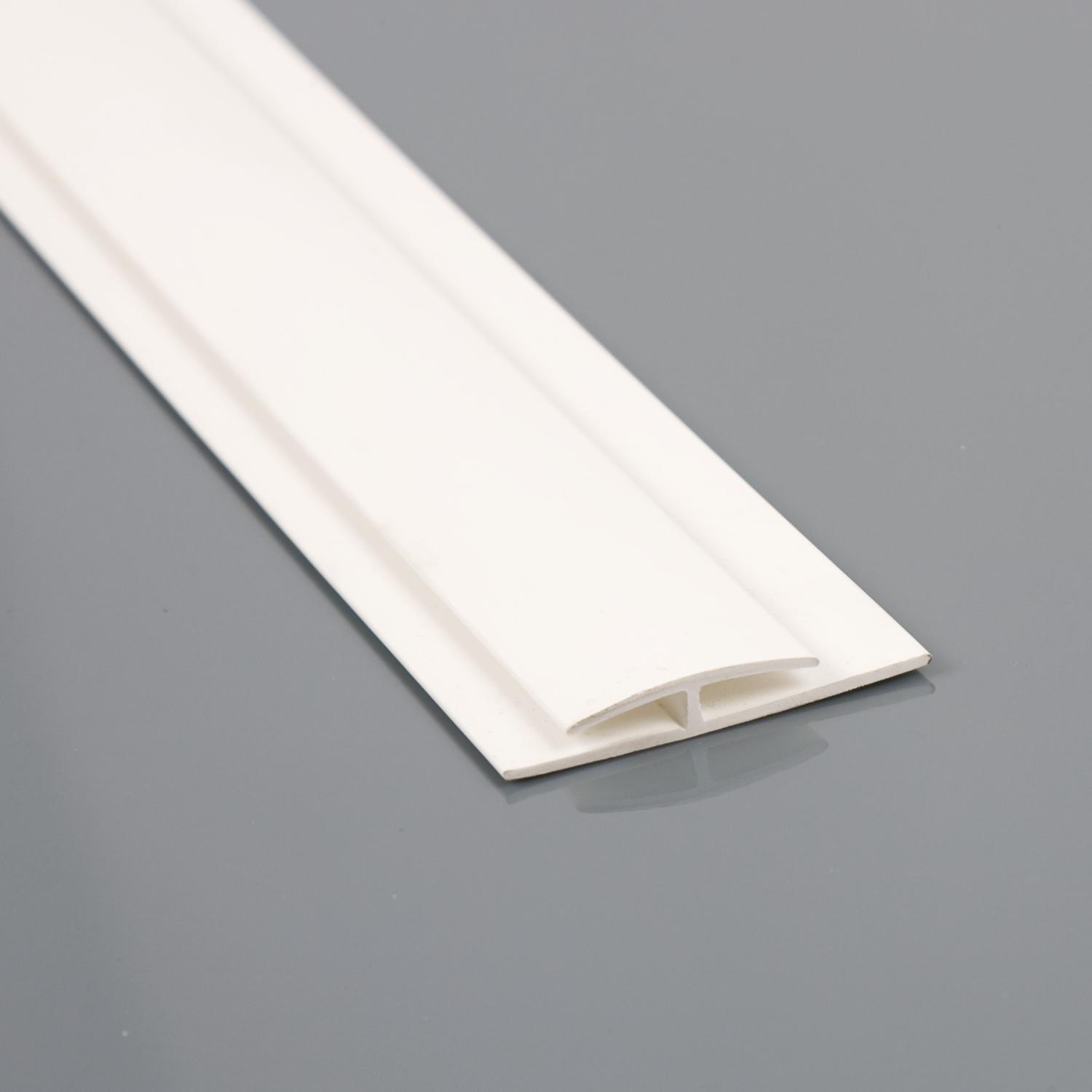 Solid PVC 'H' Section Joiner Complete 3m x 2.5mm