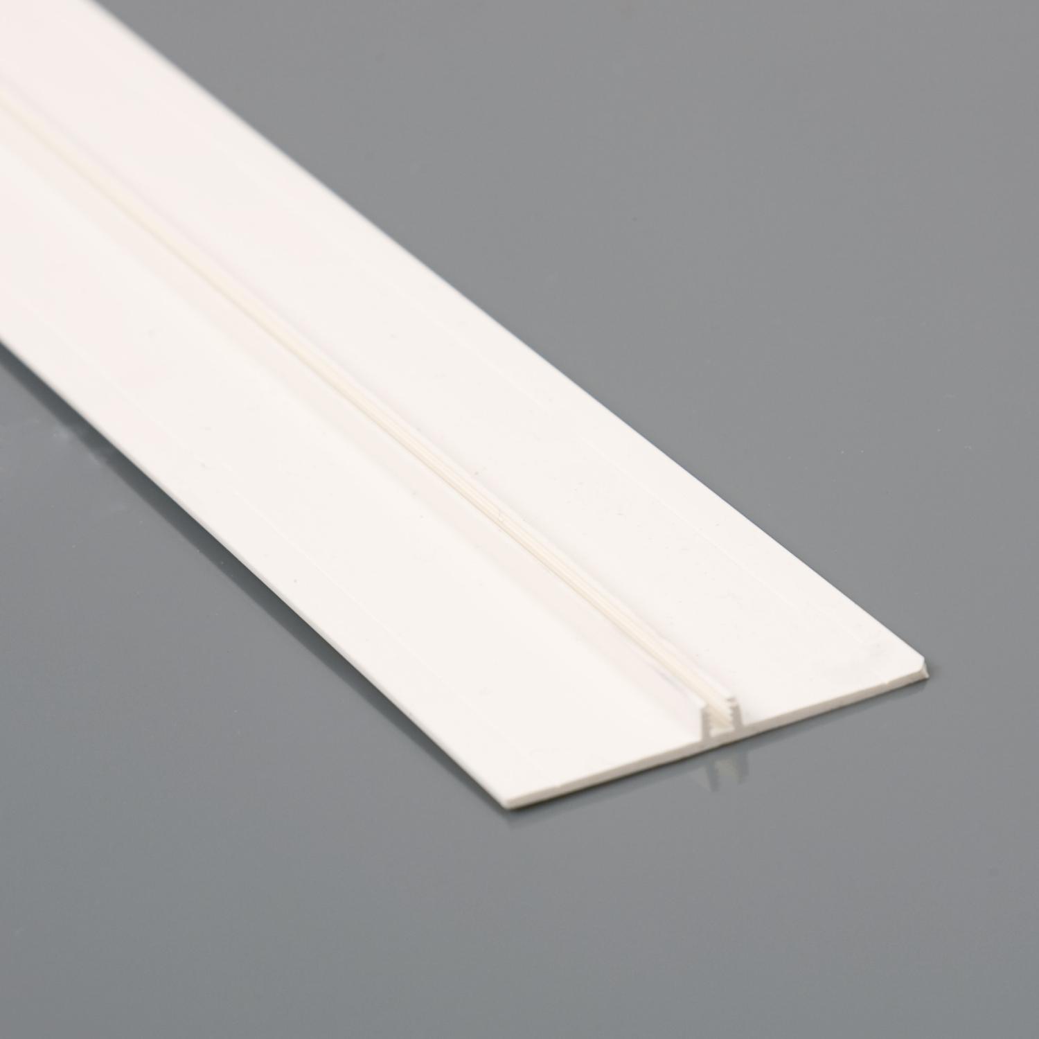 Solid PVC Division Bar Bottom 3m x 2.5mm