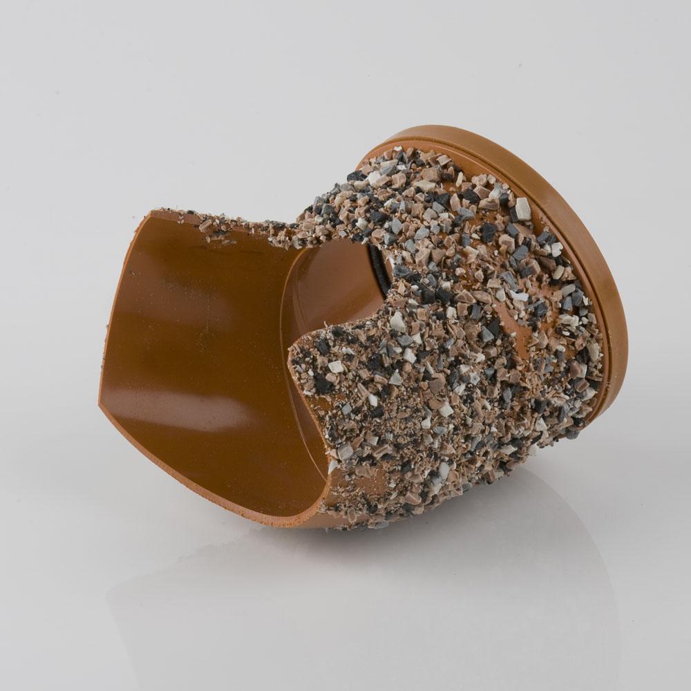 110mm x 90° ¾ Section Left Hand Channel Branch Bend