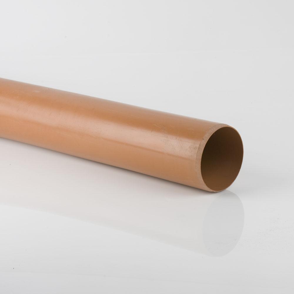 3m x 110mm BS Plain End Pipe