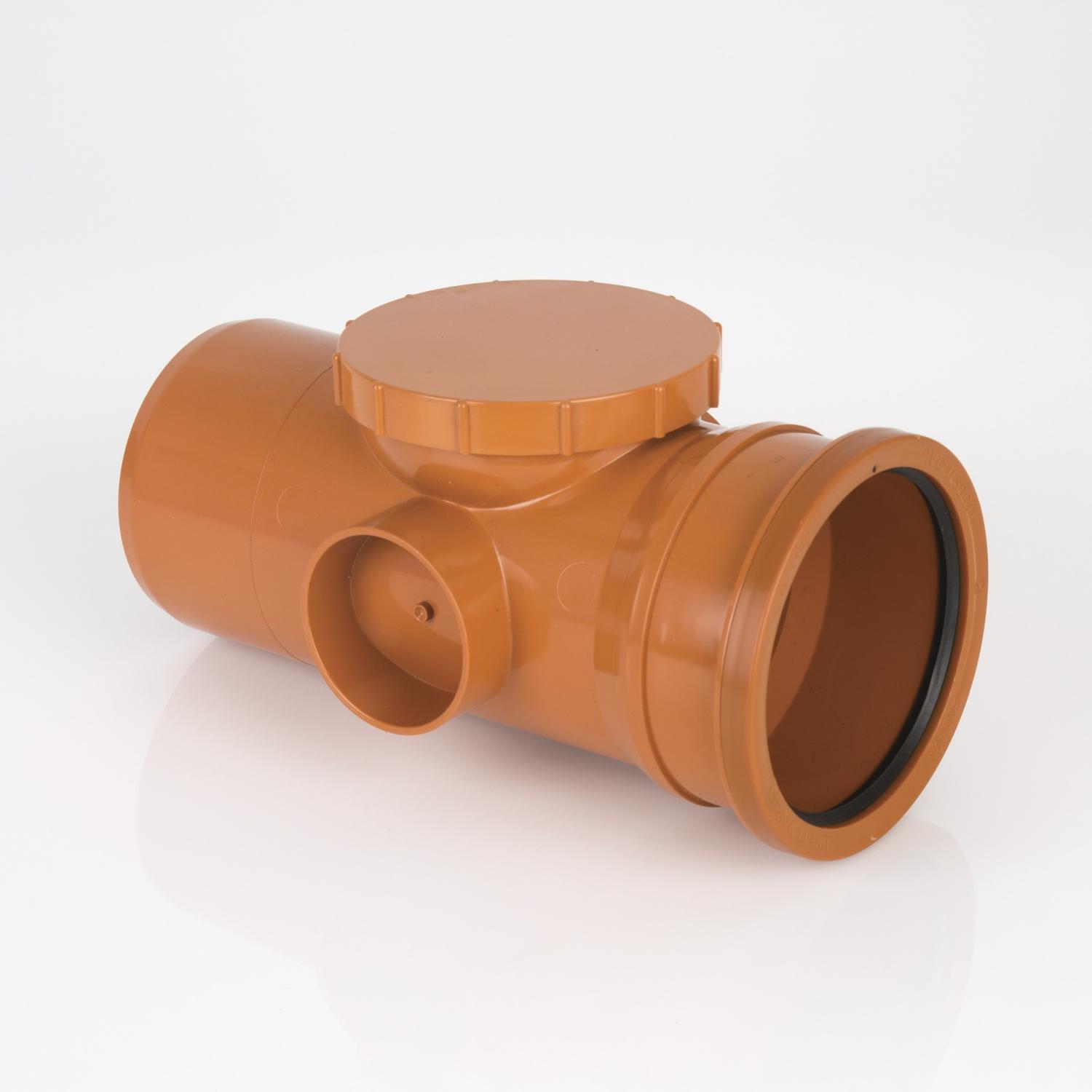 110mm Single Socket Access Pipe
