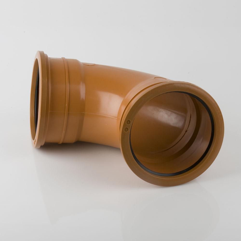 160mm x 87½° Double Socket Bend