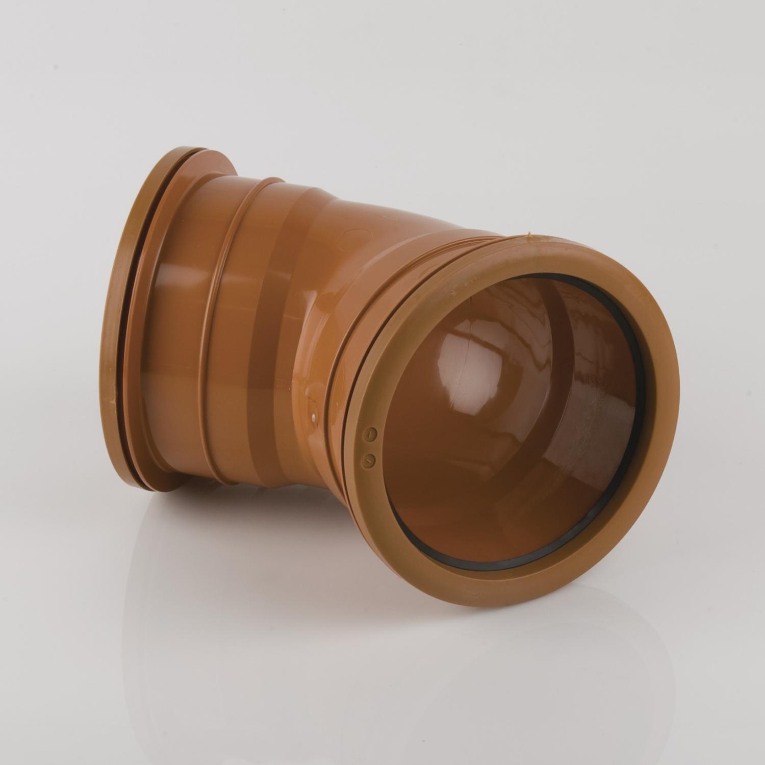 160mm x 45° Double Socket Bend