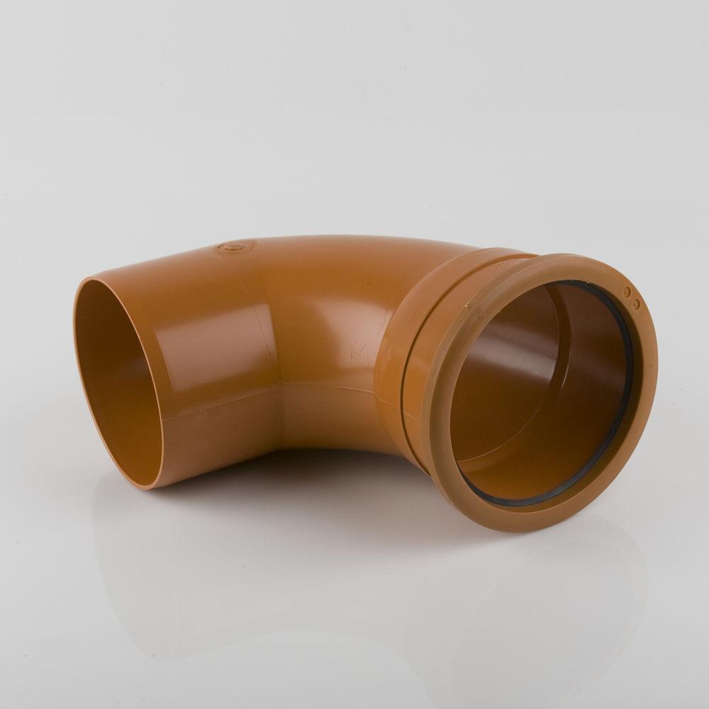 160mm x 87½° Single Socket Bend