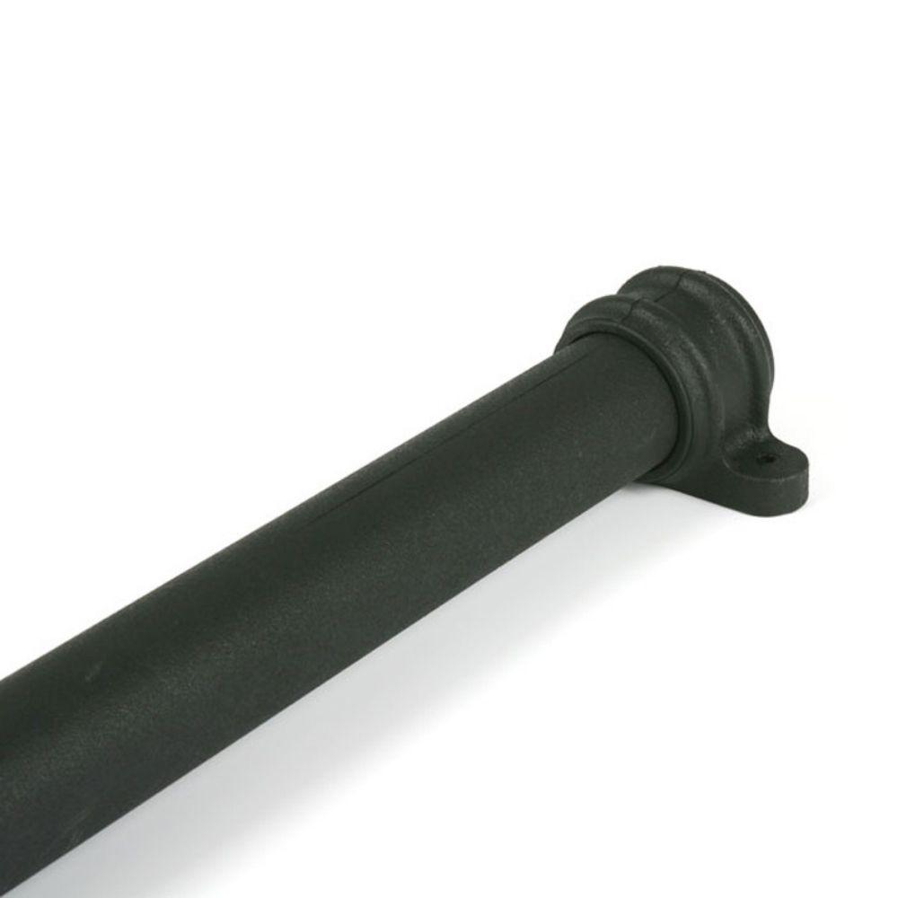 1.8m Socketed Pipe c/w Lugs 68mm Rnd C/Iron Black