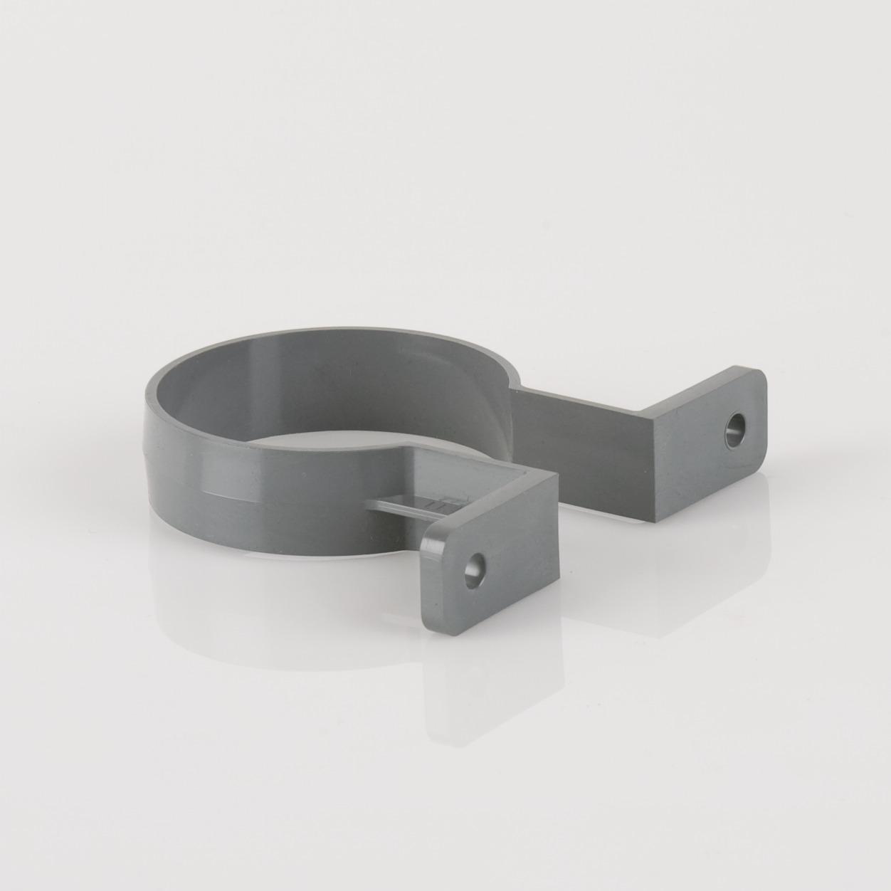 Pipe Bracket 68mm Round Grey