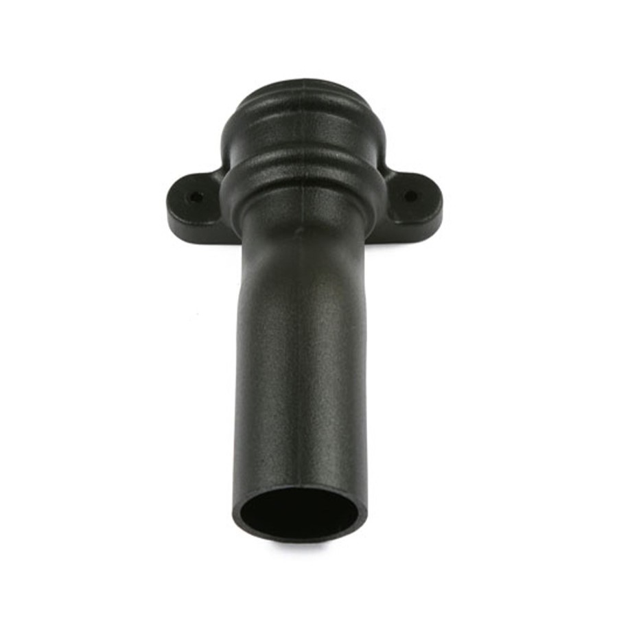 50mm Plinth Offset c/w Lugs 68mm Rnd C/Iron Style Black
