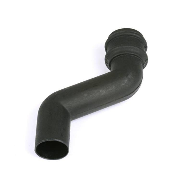 150mm Offset 68mm Rnd C/Iron Style Black