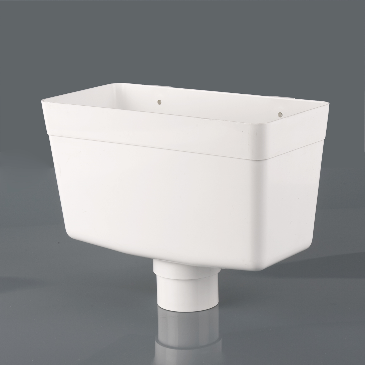 Universal Downpipe Hopper Head Arctic White