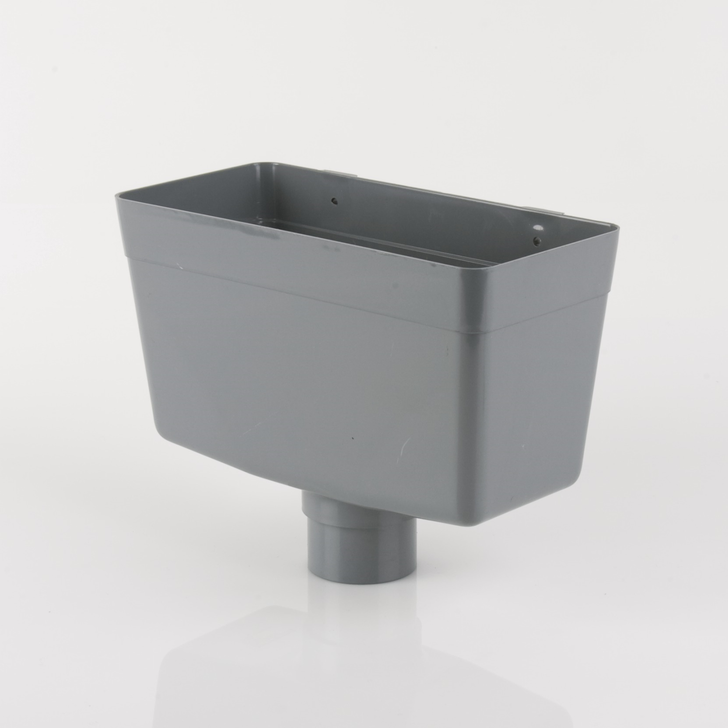 Universal Downpipe Hopper Head Grey