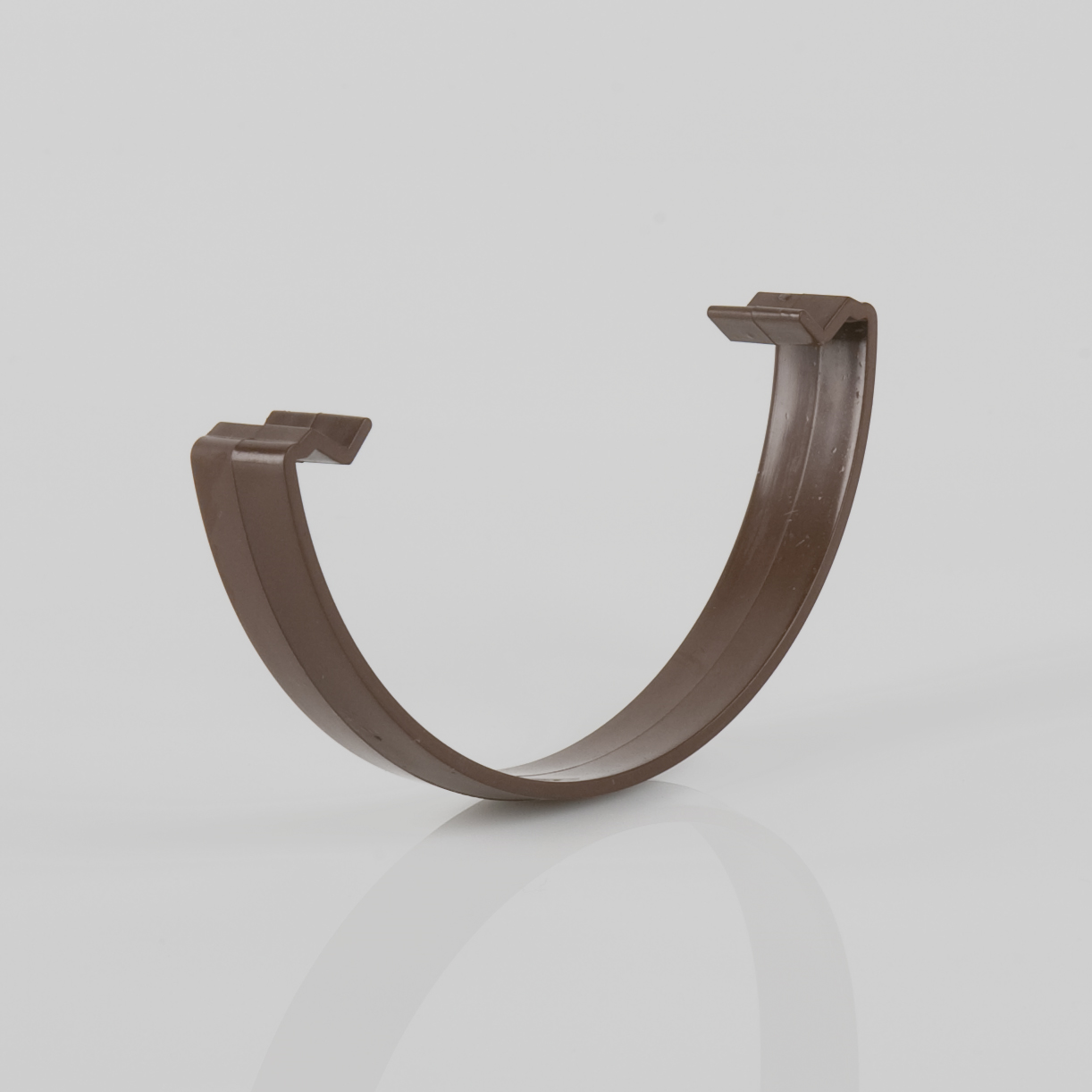 Spare Gutter Clip Roundstyle Brown