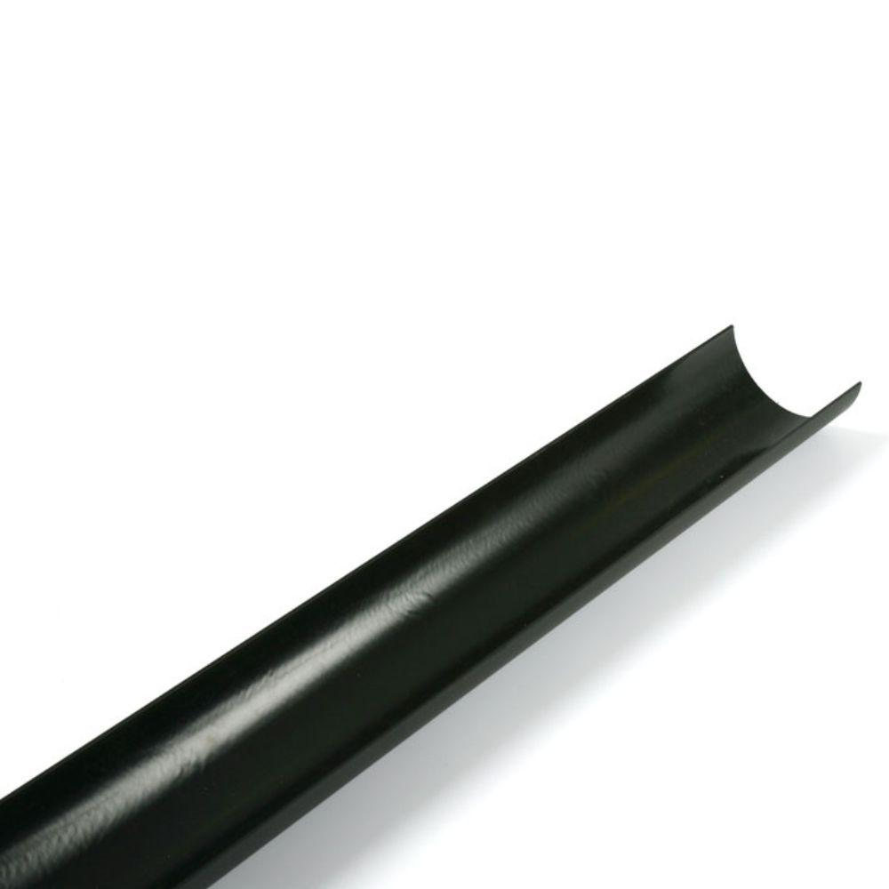 2m Gutter Roundstyle C/Iron Style Black