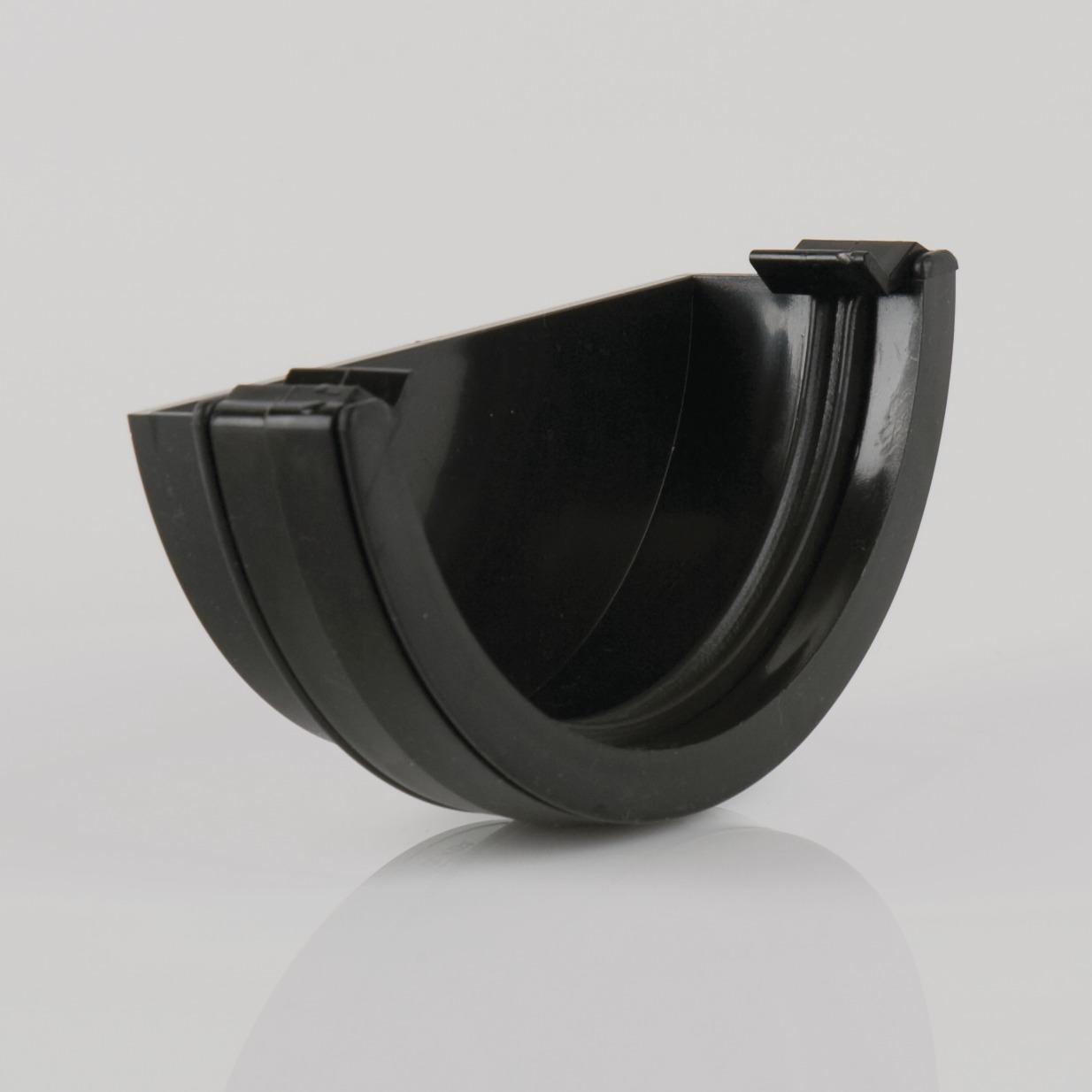 External Stopend Roundstyle Black