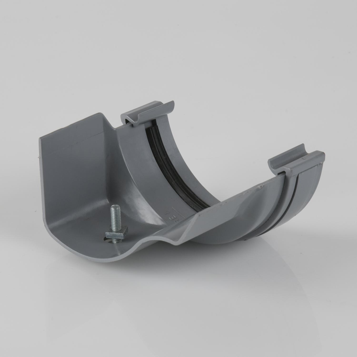 Roundstyle To L/H Ogee Gutter Grey