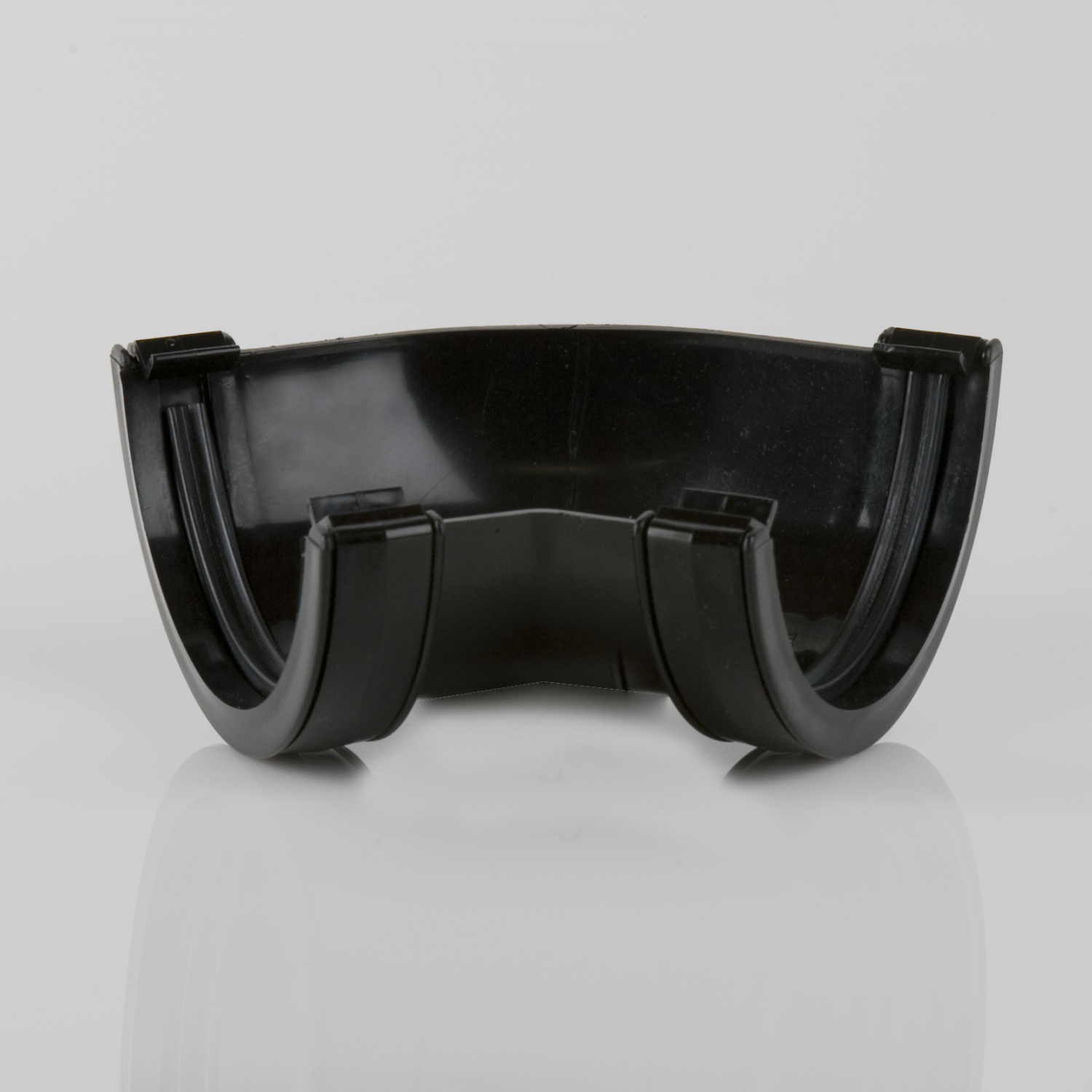 135° Gutter Angle Roundstyle Black