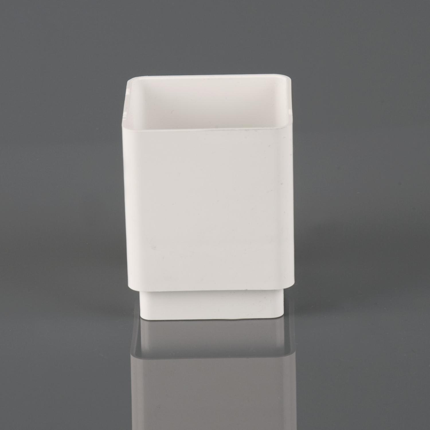Connector 65mm Square Arctic White