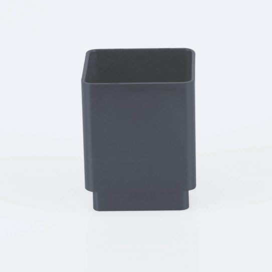 Connector 65mm Square Anthracite Grey