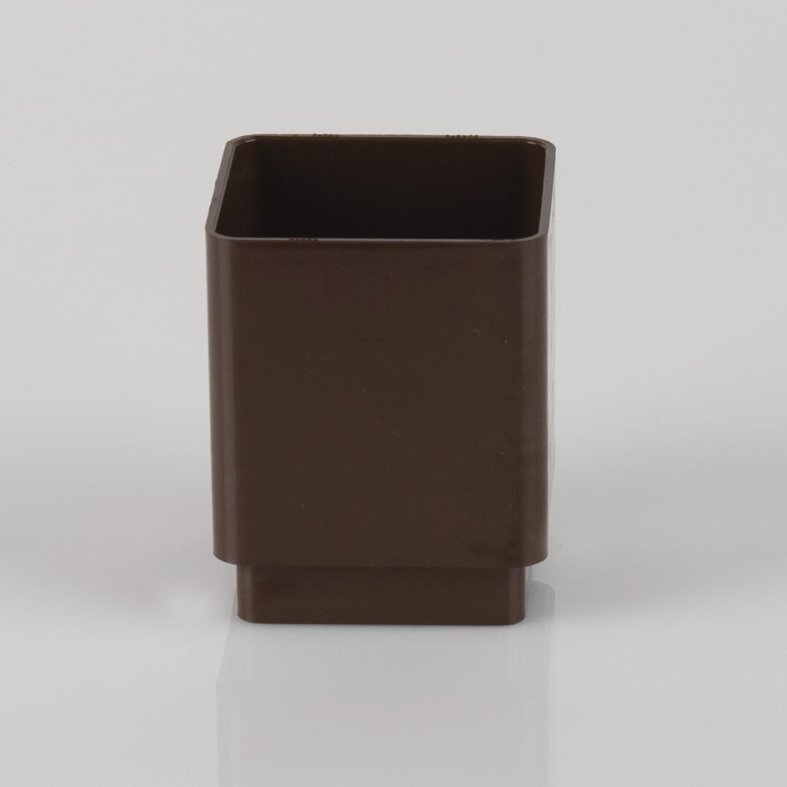 Connector 65mm Square Brown