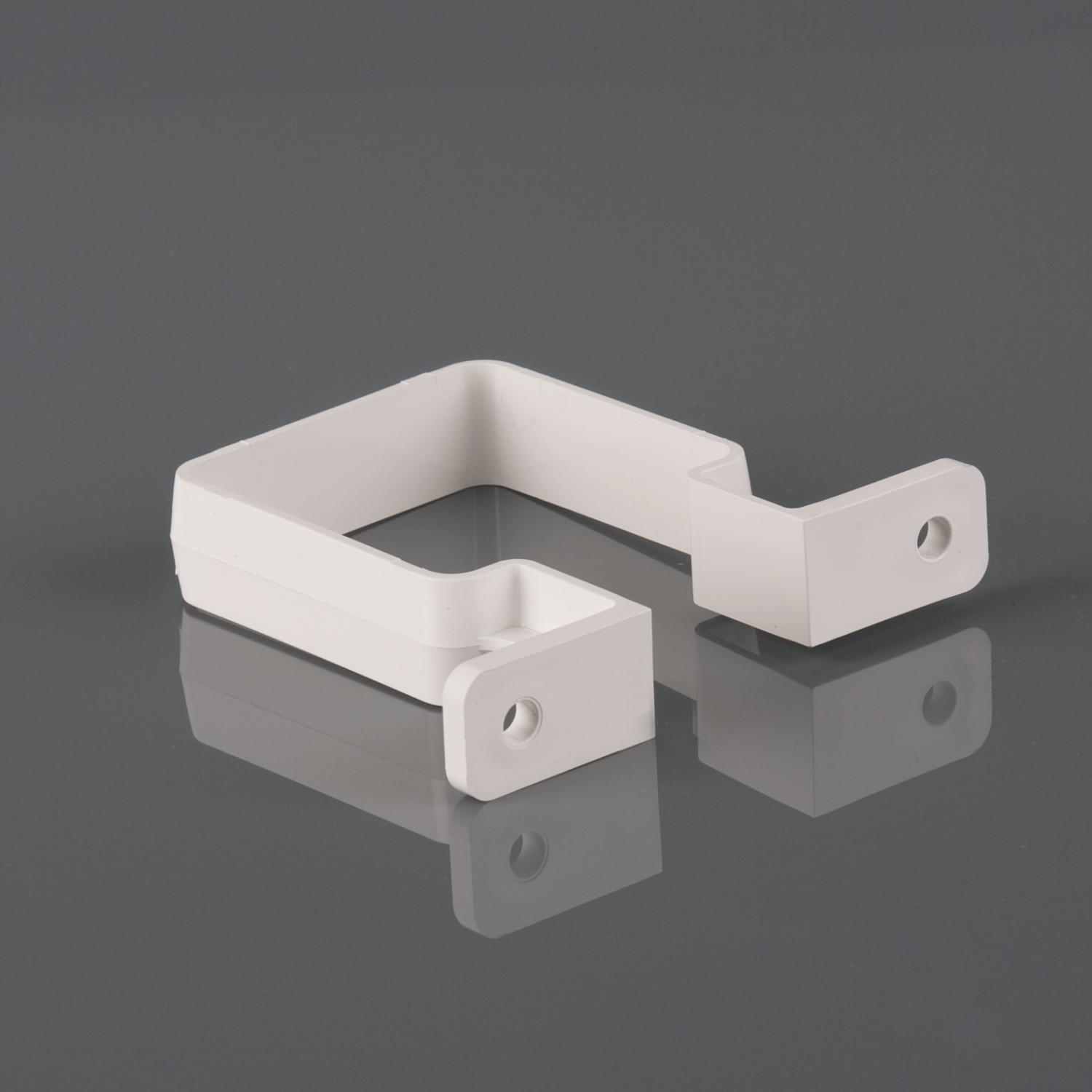 Pipe Bracket 65mm Square Arctic White