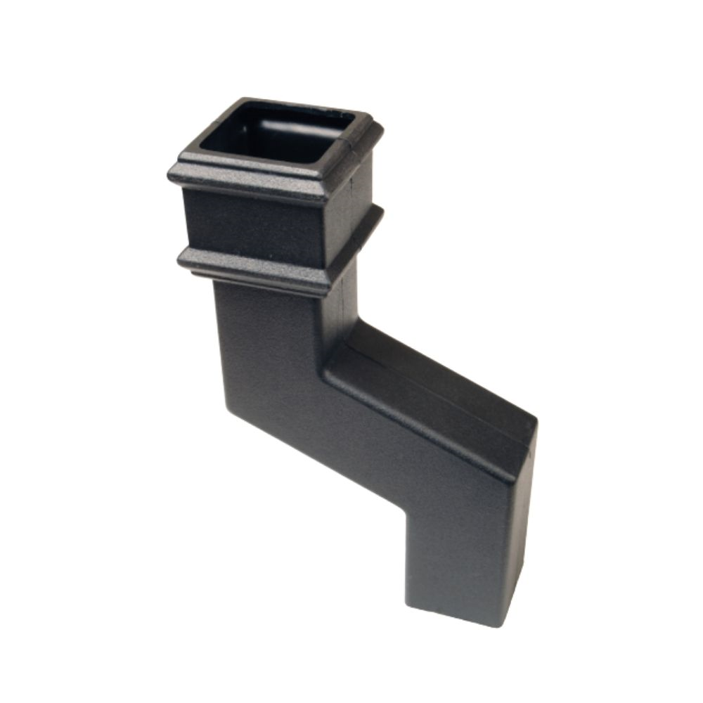 150mm Offset 65mm Sq. C/Iron Style Black