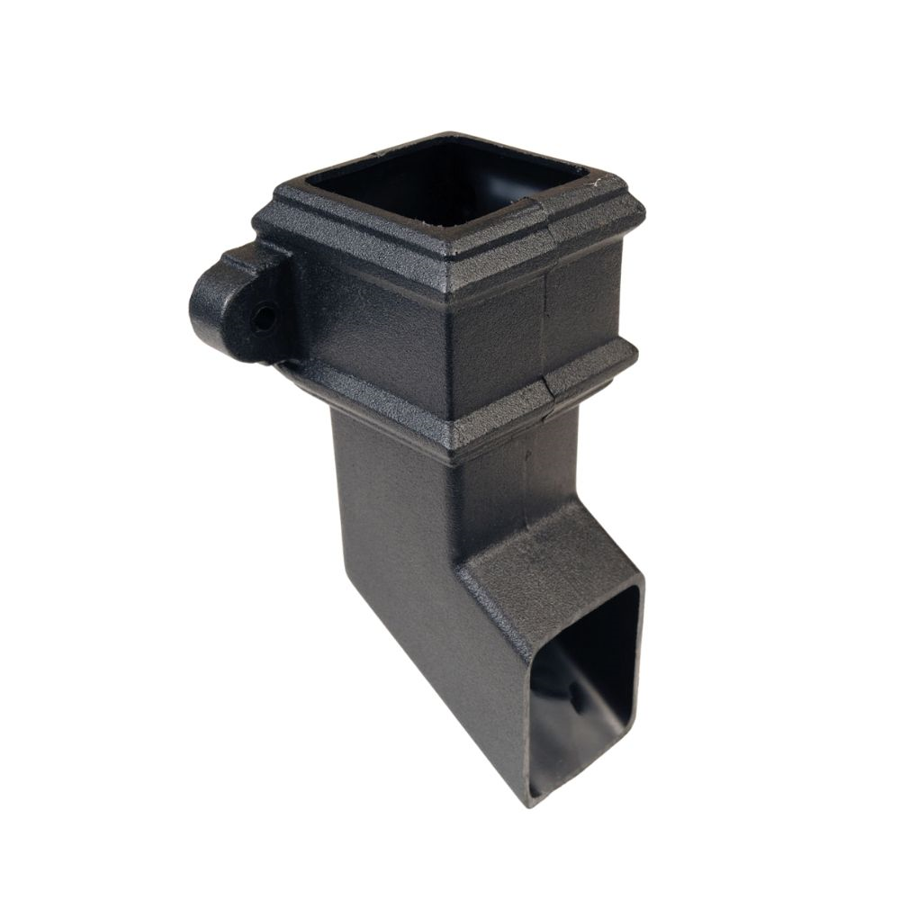 Shoe c/w Lugs 65mm Sq. C/Iron Style Black