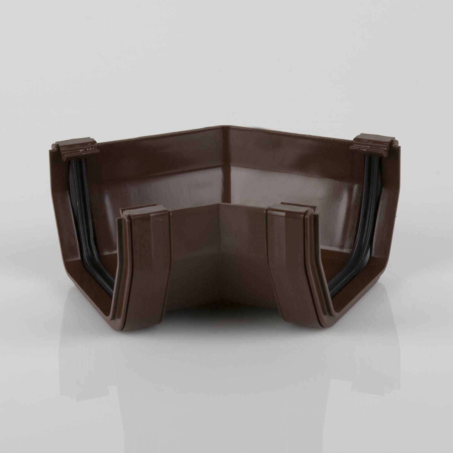 135° Gutter Angle Squarestyle Brown