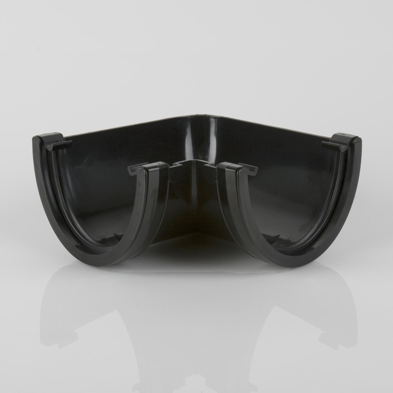 90° Gutter Angle Deepstyle Black
