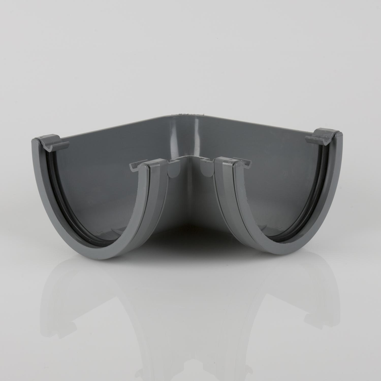 90° Gutter Angle Deepstyle Grey