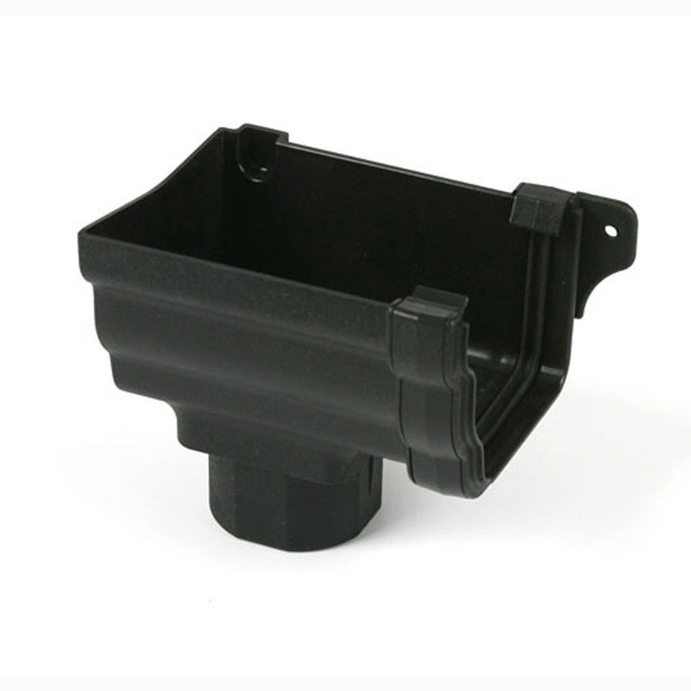 L/H Stopend Outlet Prostyle C/Iron Style Black