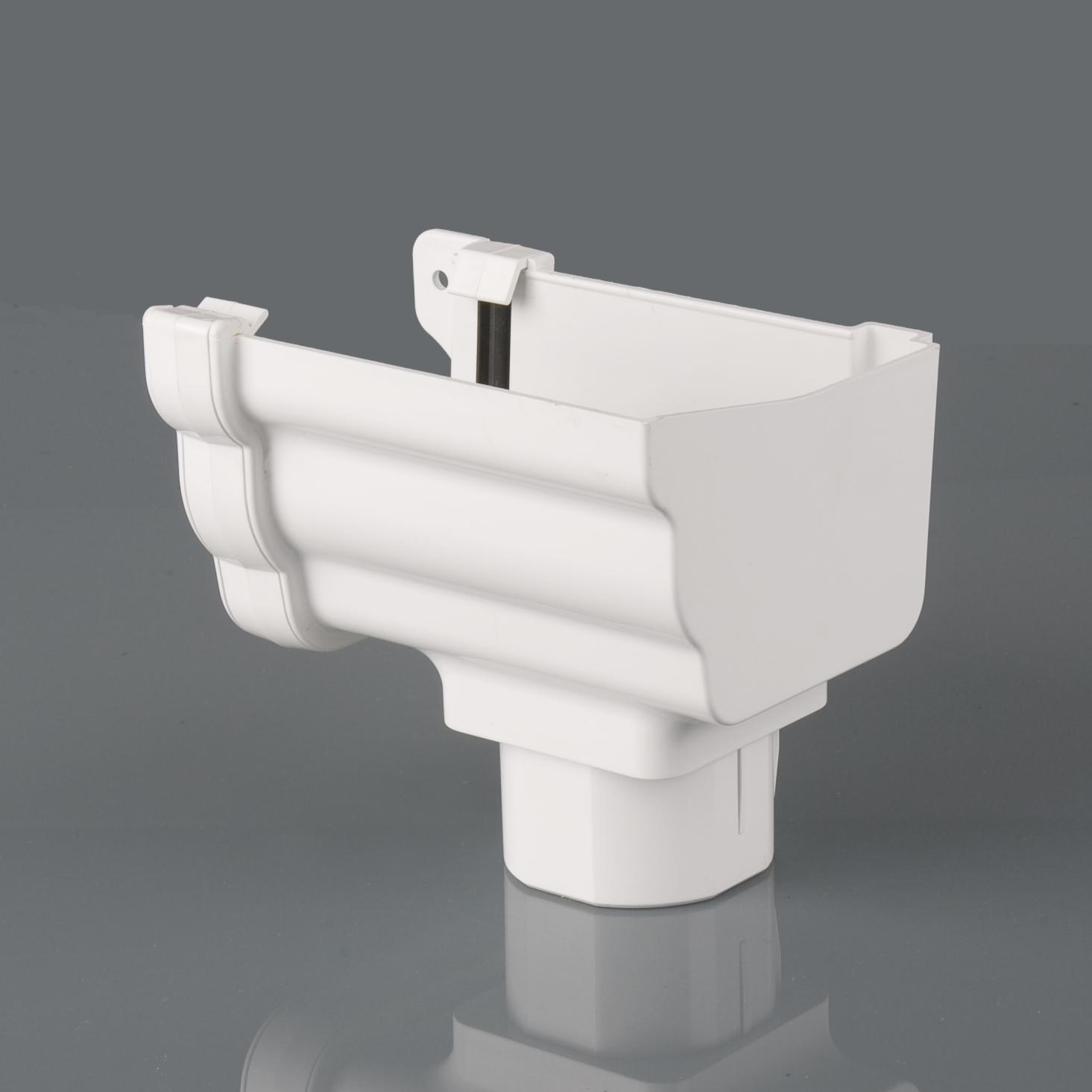 R/H Stopend Outlet Prostyle Arctic White