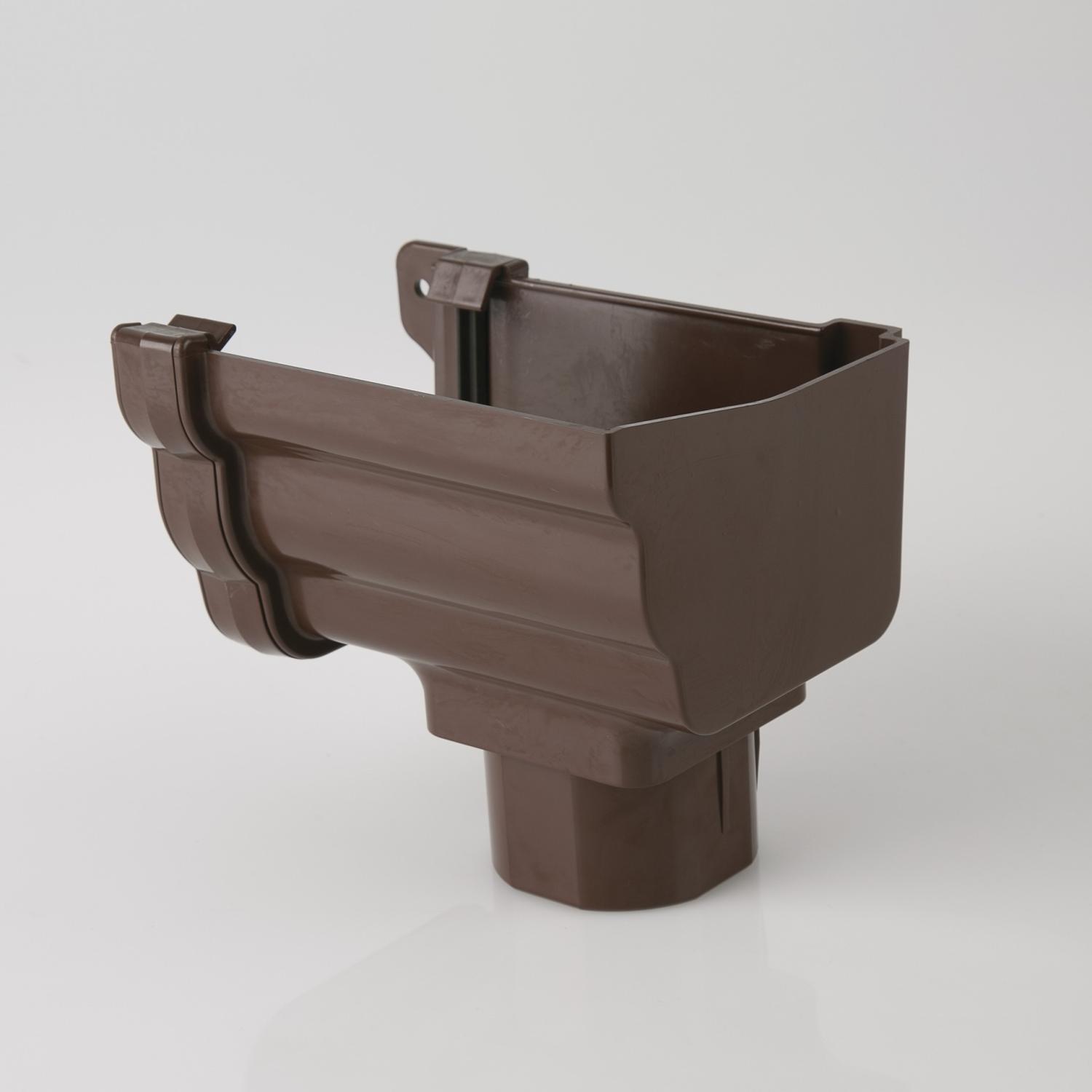 R/H Stopend Outlet Prostyle Brown