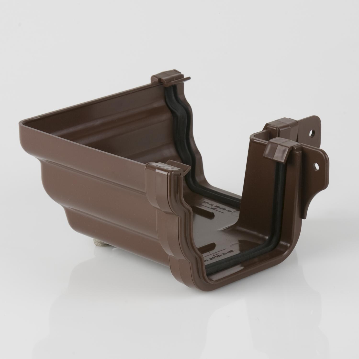 90° External Gutter Angle Prostyle Brown