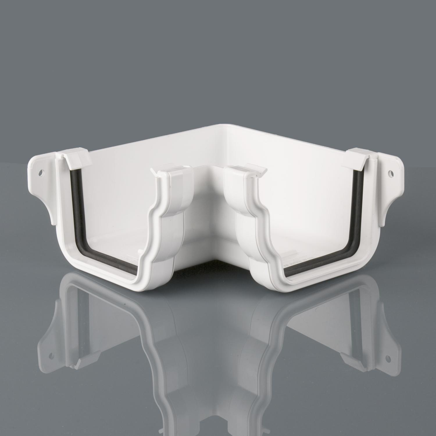 90° Internal Gutter Angle Prostyle Arctic White