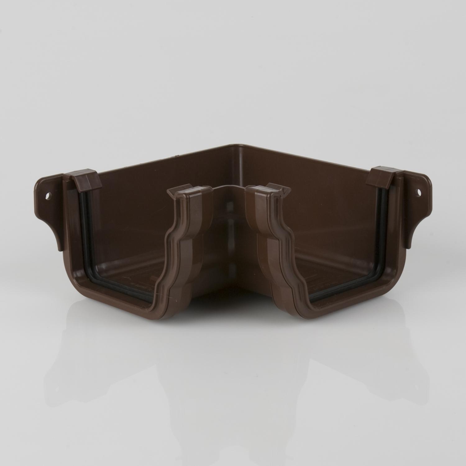 90° Internal Gutter Angle Prostyle Brown