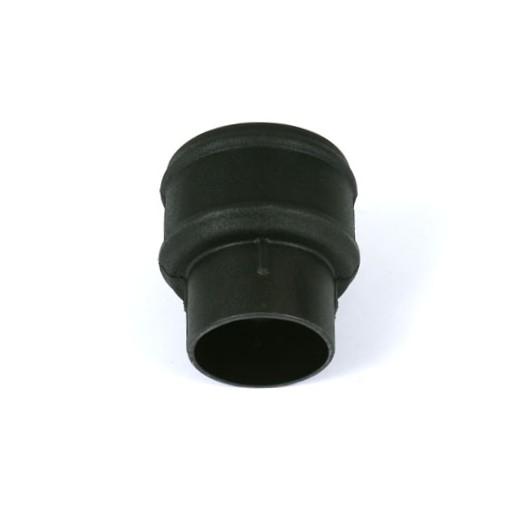 Plain Coupler 105mm Rnd C/Iron Style Black